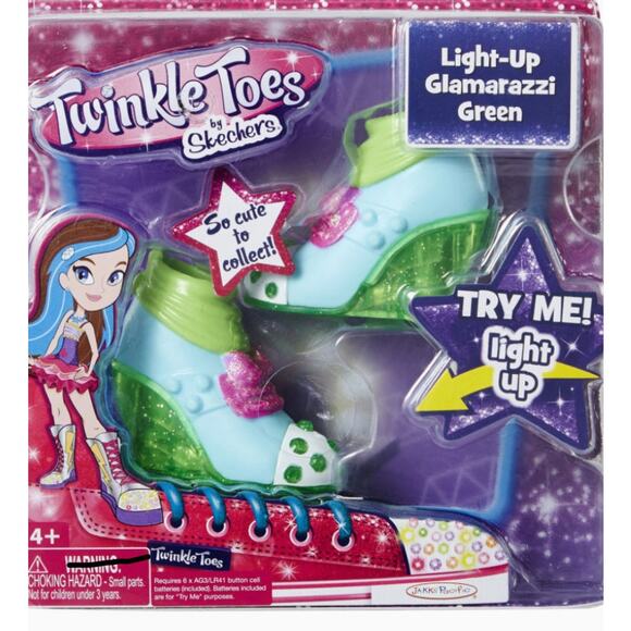 NEW Skechers Twinkle Toes Dolls Shoe Packs - Three Pairs Collectible & Light-Up - Picture 4 of 13